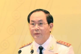 Tran Dai Quang, ministro de Seguridad Pública (Fuente:VNA)