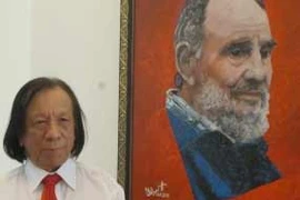 Pintor vietnamita rinde homenaje a Fidel Castro