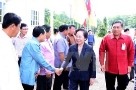 Vicepresidenta vietnamita visita provincia laosiana de Vientiane
