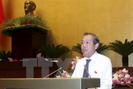 El presidente del Tribunal Supremo Popular de Vietnam, Truong Hoa Binh