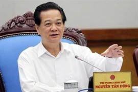El primer ministro Nguyen Tan Dung. (Fuente:VNA)