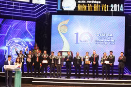 La ceremonia de premiación (Fuente: VNA)