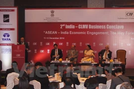 La segunda Conferencia Empresarial entre el CLMV (integrado por Cambodia, Laos, Myanmar y Vietnam) y la India. (Fuente: VNA)