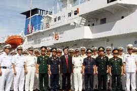 Arriba a Vietnam buque de policía marítima de Japón (Fuente: VNA)