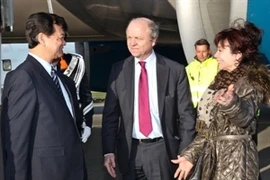 El primer ministro vietnamita, Nguyen Tan Dung, arribó el domingo a Holanda (Fuente:VNA)