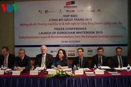 El acto de presentación del Libro Blanco en Hanoi (Fuente: Internet)