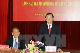 El presidente Truong Tan Sang (Fuente: VNA)
