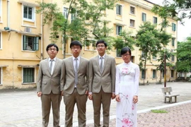 La selección vietnamita en la vigésima quinta Olimpíada Internacional de Biología (Fuente:VNA)
