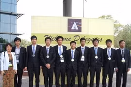 La selección vietnamita de Física, (Fuente: VNA)