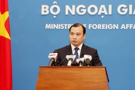 El portavoz del Ministerio de Relaciones Exteriores, Le Hai Binh (Fuente: VNA)