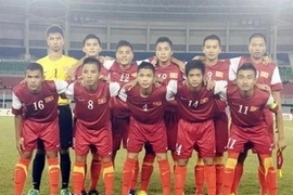 La selección sub- 16 de Vietnam (Fuente: VNA)