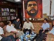 Visitan Cuba directivos del periódico Nhan Dan 