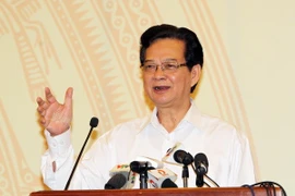 El primer ministro de Vietnam, Nguyen Tan Dung. (Fuente: VNA)