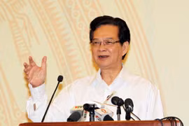 El primer ministro de Vietnam, Nguyen Tan Dung. (Fuente: VNA)