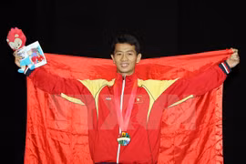 El deportista de Pencak Silat, Diep Ngoc Vu Minh.