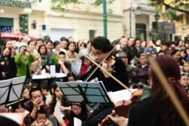 El concierto callejero Luala de Hanoi (Fuente: BTC)