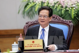El primer ministro Nguyen Tan Dung en la conferencia (Fuente:VNA)