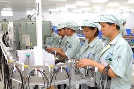 Cadena de producción de una empresa japonesa en Vietnam (Fuente:VNA).