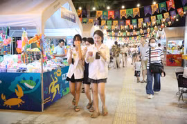 La calle peatonal VuiFest Ha Long. (Fuente: baoquangninh.vn)