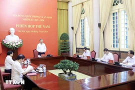 El presidente de Vietnam, To Lam, preside el evento. (Fuente: VNA)