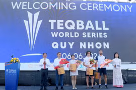 En la inauguración del evento (Fuente: https://binhdinh.gov.vn)