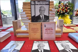 En el espacio cultural del secretario general Nguyen Phu Trong. (Fuente: VNA)