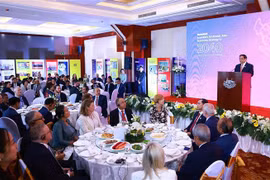 El primer ministro de Vietnam, Pham Minh Chinh, interviene en el evento. (Fuetne: VNA)