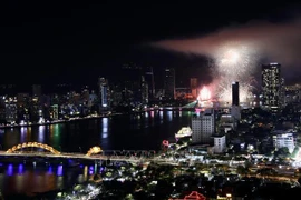 Equipo finlandés triunfa en Festival Internacional de Fuegos Artificiales de Da Nang. (Fuente: VNA)