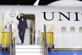 Primeras imágenes de la vicepresidenta de Estados Unidos en Vietnam