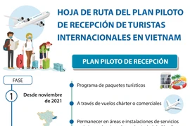 Hoja de ruta del plan piloto de recepción de turistas internacionales en Vietnam
