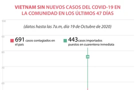 Vietnam sin nuevos casos del COVID- 19 en la comunidad en los últimos 47 días