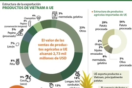 Estructura de la exportación de productos de Vietnam a UE