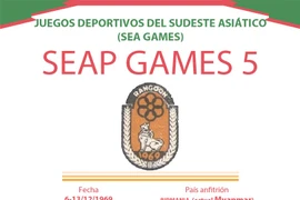 Los V Juegos Deportivos del Sudeste Asiático 