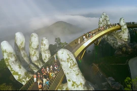 (Televisión) Puente Dorado de Vietnam entre los viaductos más impresionantes del mundo 