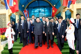 [Fotos] Las primeras imágenes del presidente Kim Jong-un en Vietnam