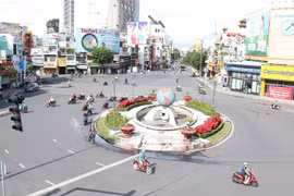 Transporte en Ciudad Ho Chi Minh en los primeros días del distanciamiento social