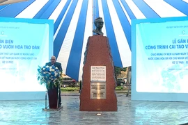 Reinauguran en Hanoi parque-jardín símbolo de relaciones Vietnam-Cuba