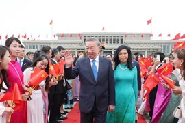 El secretario general del Partido Comunista de Vietnam (PCV) y presidente del país, To Lam, finaliza su visita de Estado a China. (Fuente:VNA)