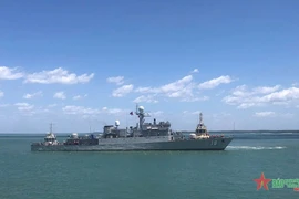 Buque 18 de la Armada vietnamita llega a Australia para el ejercicio Kakadu 2024. (Fuente:qdnd.vn)