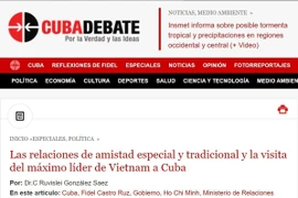 Destacan en Cuba la relación de amistad especial con Vietnam y la visita de su máximo líder del país indochino. (Fuente :VNA)