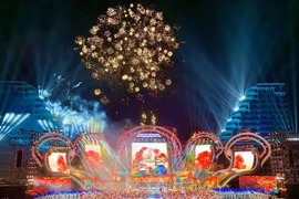 Una de las actuaciones artísticas en el evento. (Fuente:baohaiphong.vn)