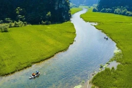 Zona turística de Tam Coc, Ninh Binh. (Fuente: VNA)