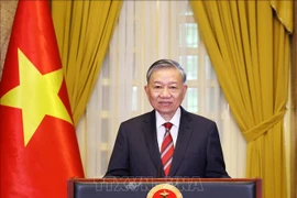 El secretario general del Partido Comunista de Vietnam y presidente del país, To Lam. (Fuente:VNA)