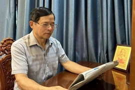 Bach Cong Tien, expresidente del Comité Popular del distrito de Ba Vi en Hanoi. (Fuente:VNA)