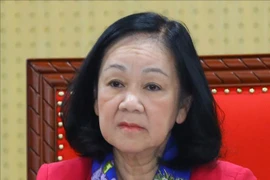 La miembro del Buró Político y permanente del Secretariado del Comité Central del Partido Comunista de Vietnam, Truong Thi Mai. (Fuente:VNA)