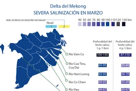 [Info] Delta del Mekong enfrenta su peor salinización en marzo