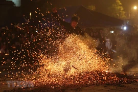 [Fotos] Fiesta de danza sobre fuego de la etnia Dao Rojo en Nuevo Año Lunar