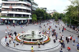 [Foto] Las calles peatonales en el casco antiguo de Hanoi en la Fiesta Nacional
