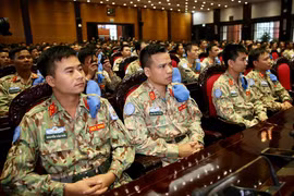 [Foto] Partirá segundo hospital de campaña de Vietnam para misión de mantenimiento de la paz en Sudán del Sur