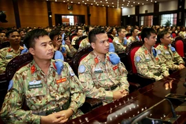 [Foto] Partirá segundo hospital de campaña de Vietnam para misión de mantenimiento de la paz en Sudán del Sur